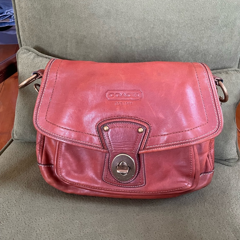 Coach Leather Crossbody Bag